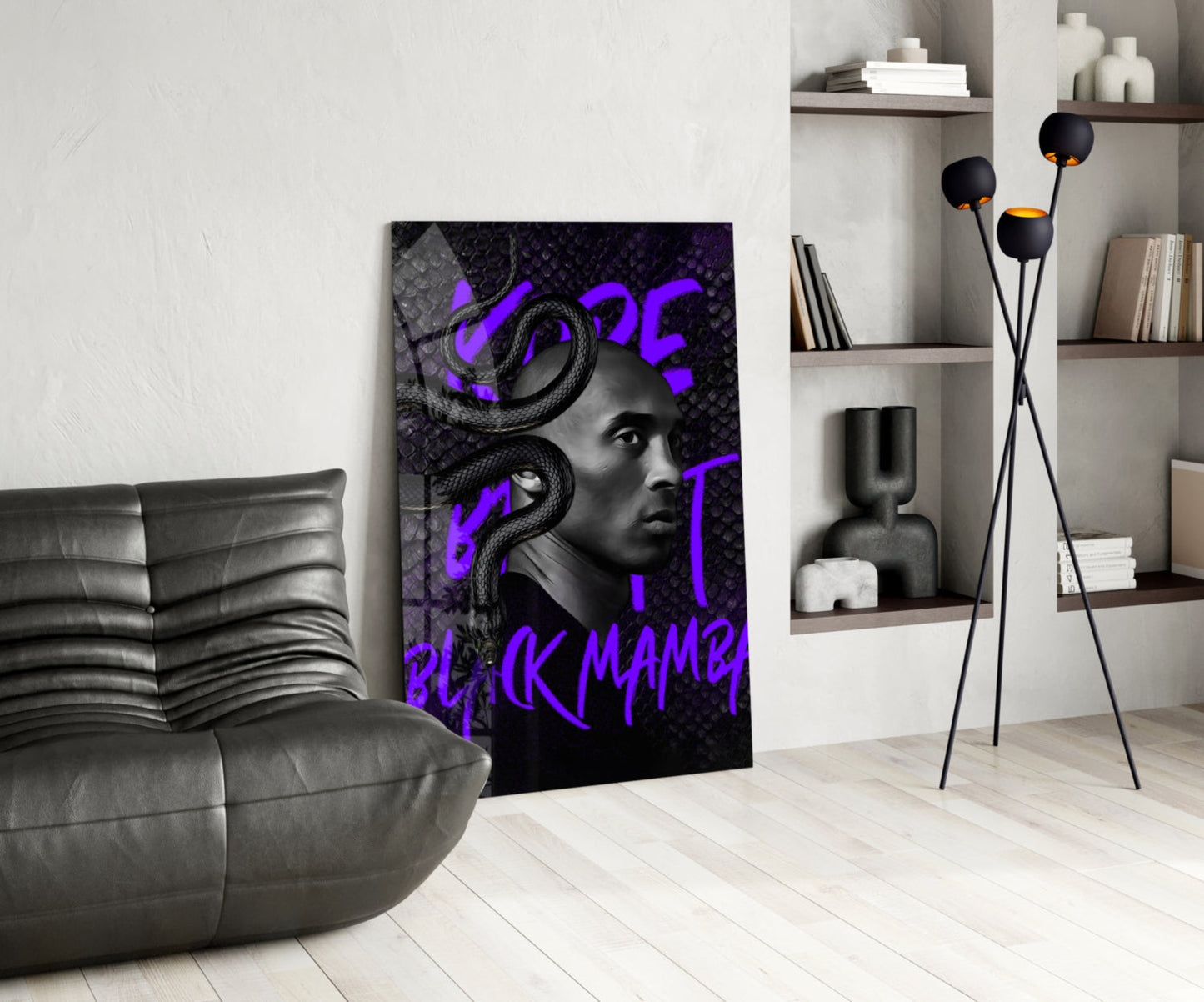 Basketball Star in Motion Glass Wall Art || Designer Collection