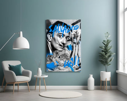 Surrealism and The Jungle Glass Wall Art || Designer Collection