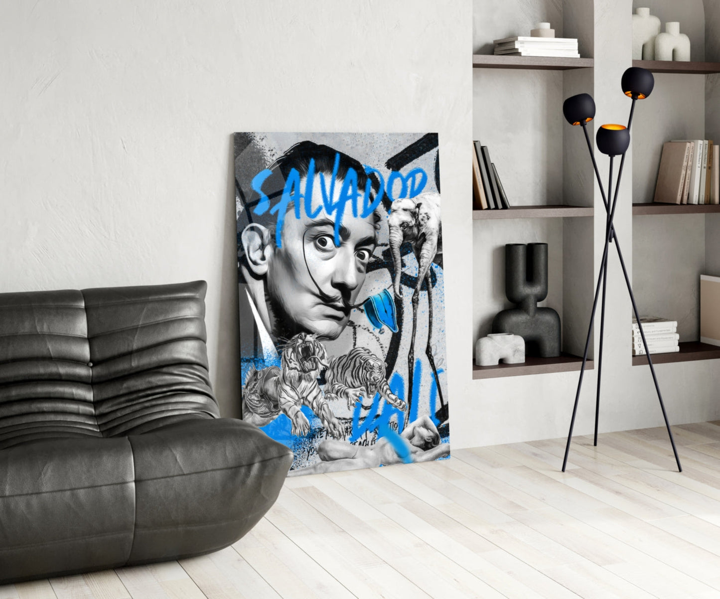 Surrealism and The Jungle Glass Wall Art || Designer Collection