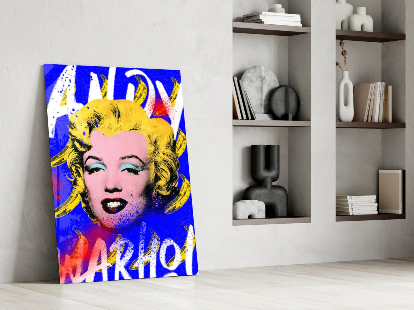 Pop Art Icon and Starlet Glass Wall Art || Designer Collection