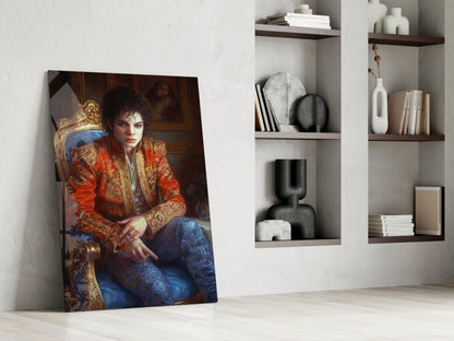 Moonwalk Pop Dancer  Glass Wall Art || Designer Collection