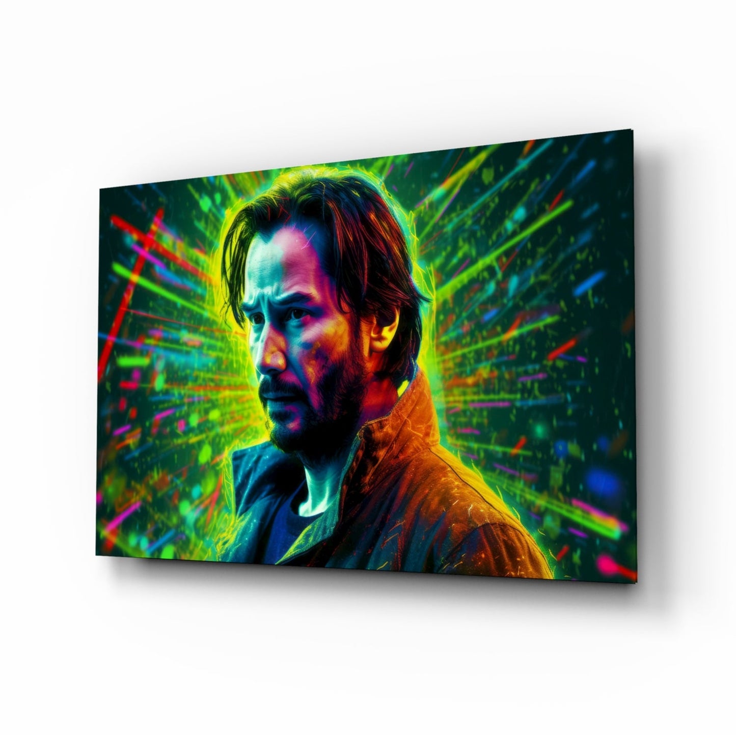 Modern Movie Star Portrait Glass Wall Art || Designer Collection