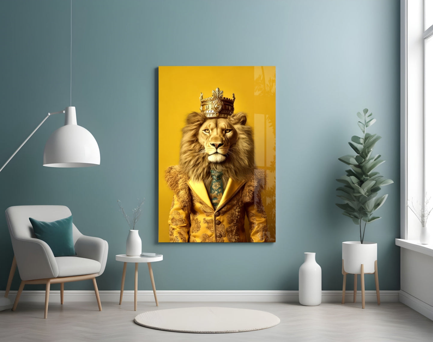 Little Wanderer  Glass Wall Art|| Designer's Collection