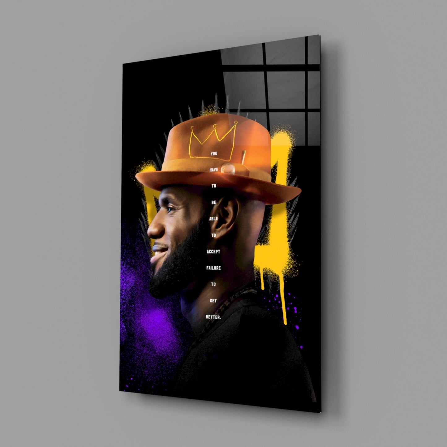 Court Royalty Glass Wall Art || Designer Collection