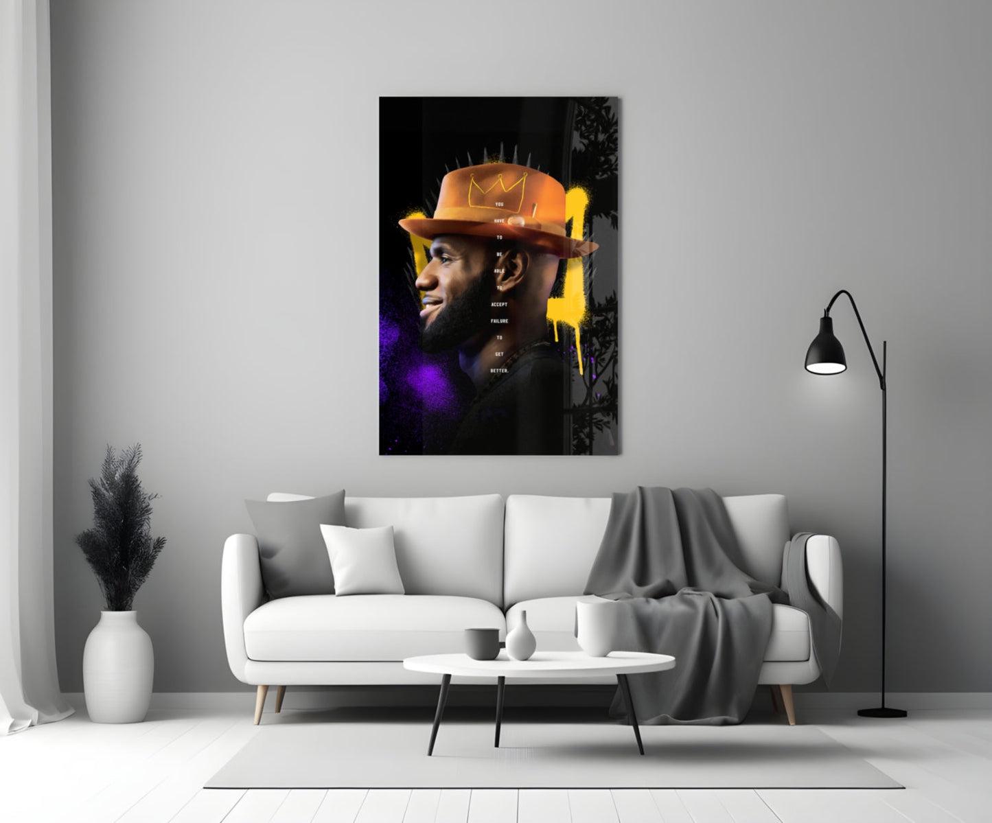 Court Royalty Glass Wall Art || Designer Collection