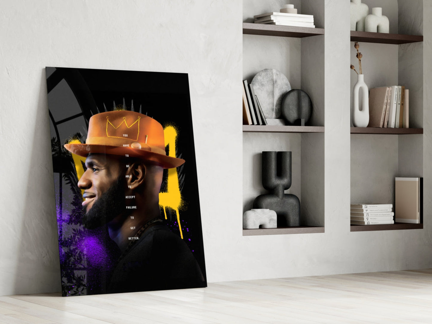 Court Royalty Glass Wall Art || Designer Collection