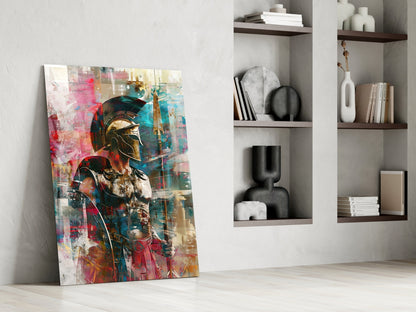 Vibrant Abstract Spartan Glass Wall Art