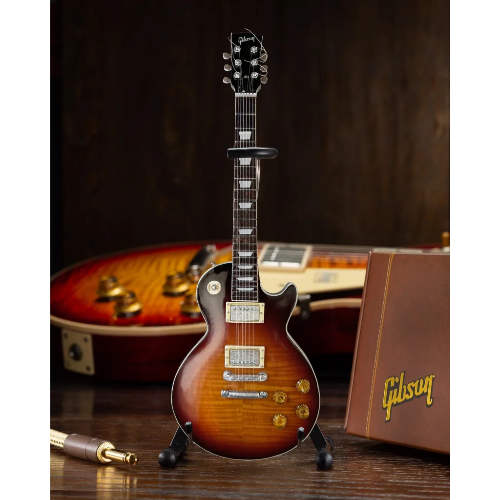 Duane Allman Axe Heaven Gibson Les Paul sunburst mini guitar