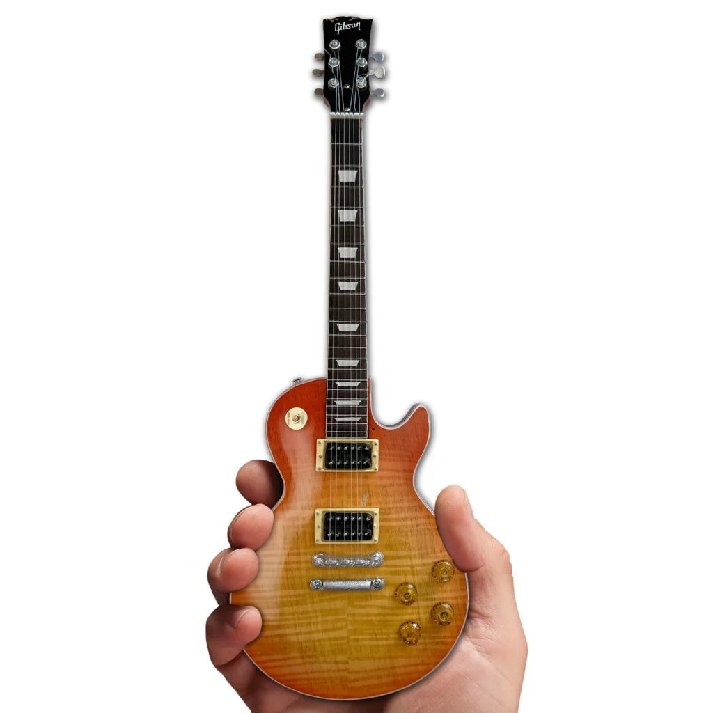 Duane Allman Les Paul mini guitar in sunburst by Axe Heaven®