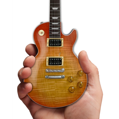 Mini Duane Allman Les Paul guitar by Axe Heaven with sunburst flame maple top