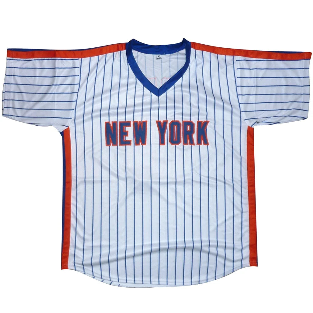 Dwight Gooden autographed New York Mets pinstripe custom jersey #16