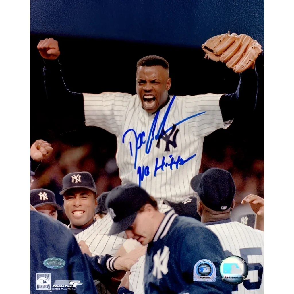 Dwight Gooden autographed New York Yankees no-hitter 8x10 photo