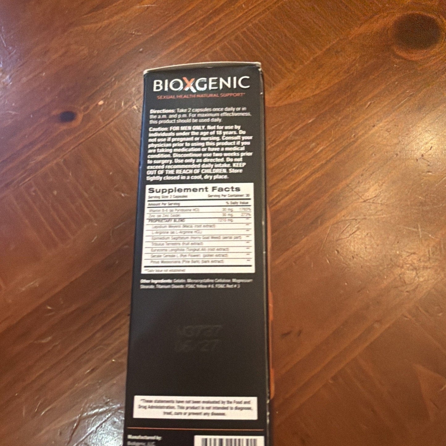 BioXgenic Power Finish Male Performance 60 Capsules Enhancing Supplement NEW