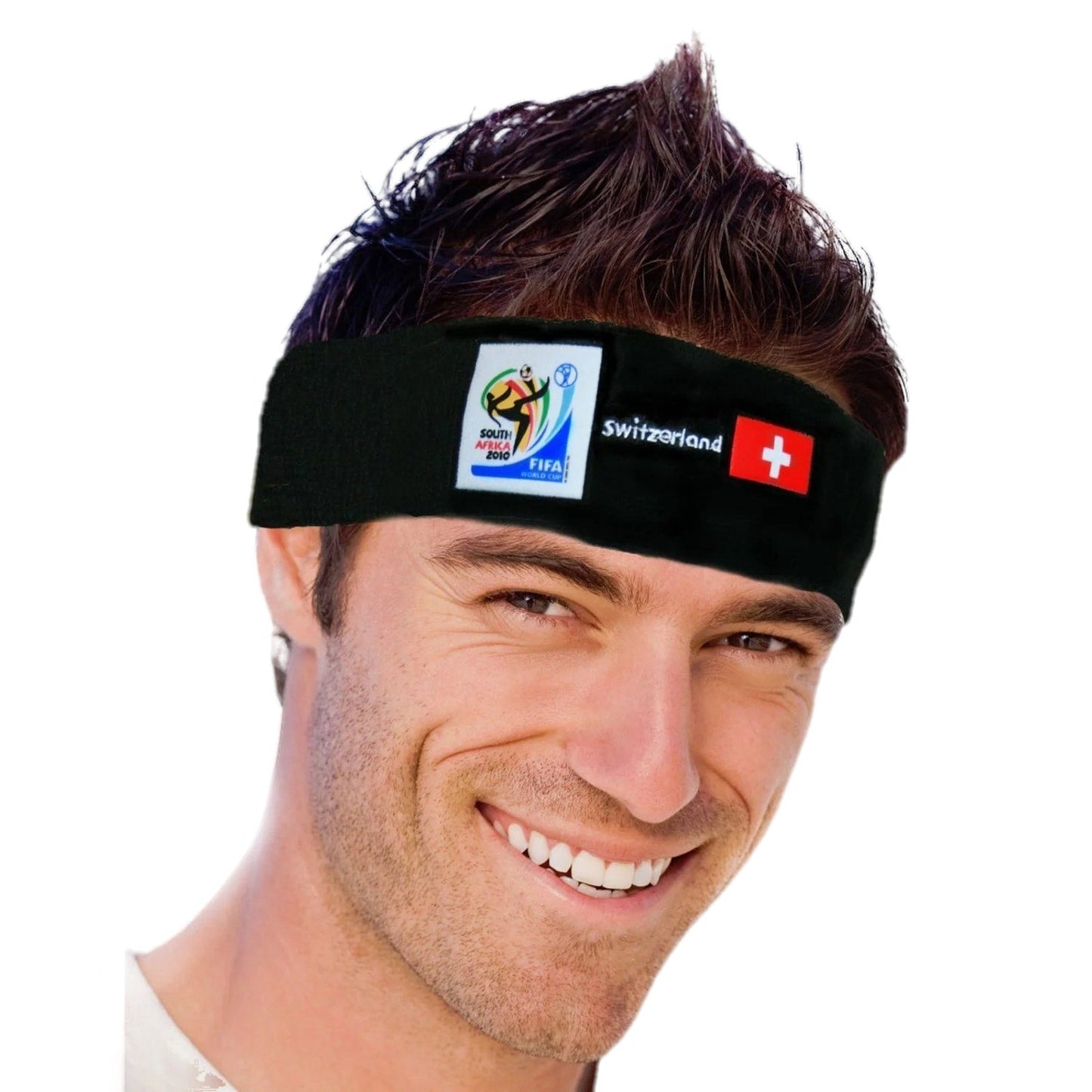 Switzerland World Cup Soccer Headband – Official FIFA Licensed Retro Fan Gear