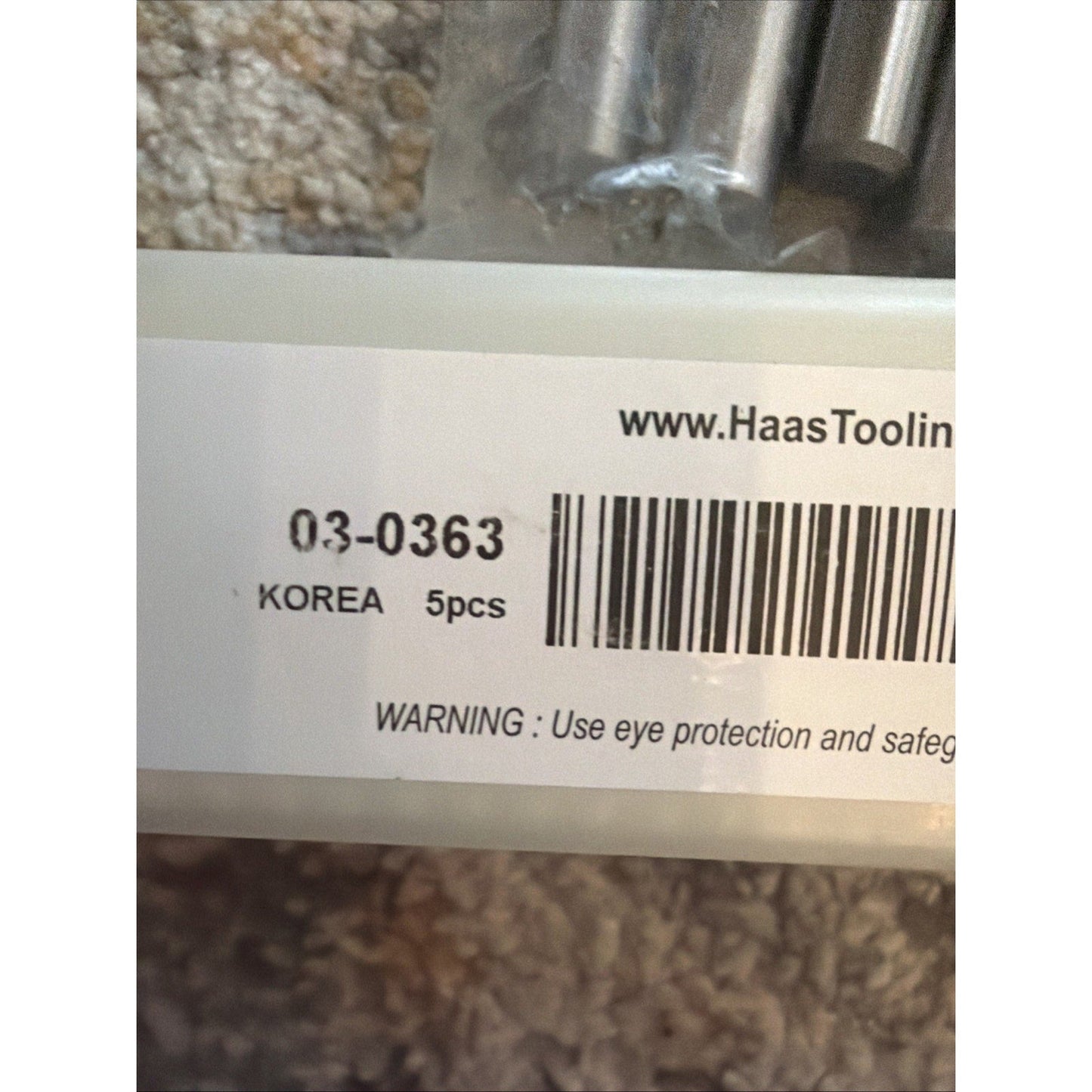Haas Drill Bits 03-0363 TiN Coated Jobber Drills – Set of 5