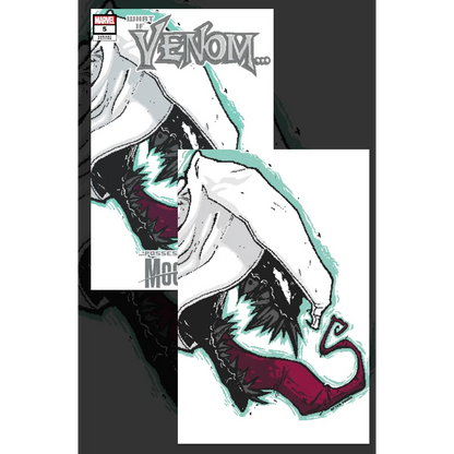 Eddie Brock Venom in red black costume, CGC 9.8 graded comic