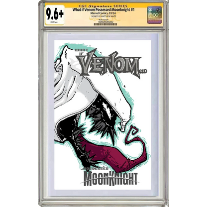 Eddie Brock Venom Moon Knight CGC 9.8 graded comic cover