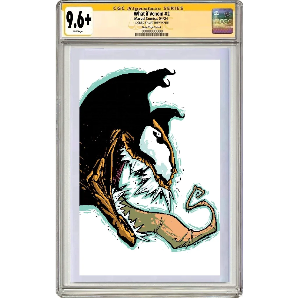 Eddie Brock Venom in 9.6+ CGC comic book collectible