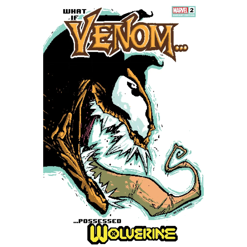 Eddie Brock Venom symbiote possesses Wolverine on gritty comic cover collectible