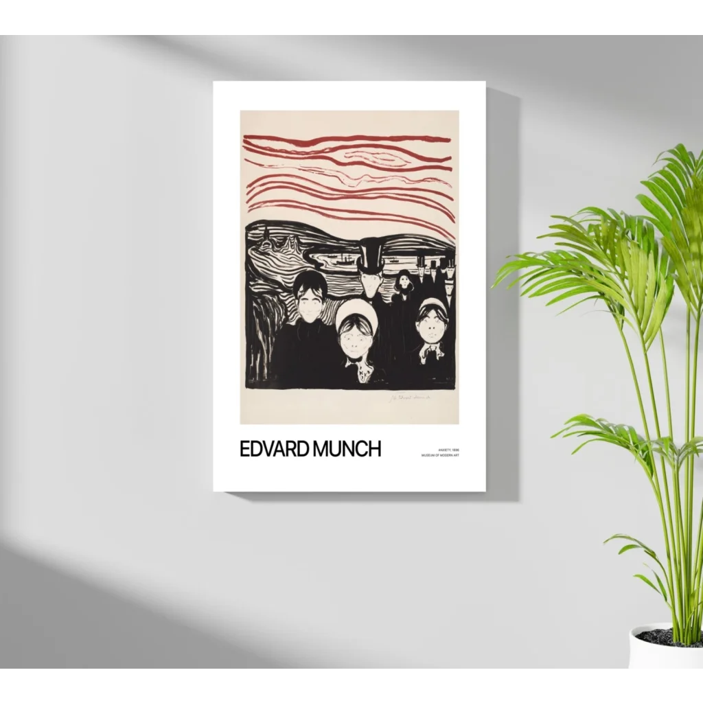 Edvard Munch The Scream aluminum print for modern homes