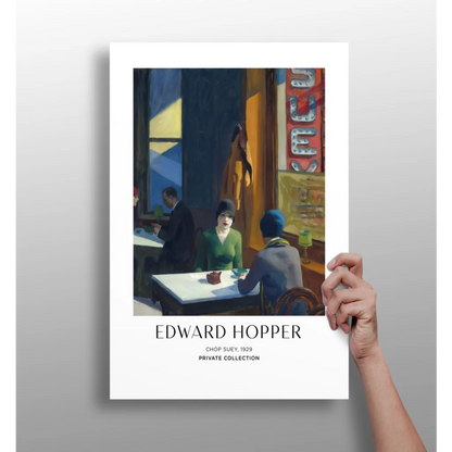 Insigne Aluminum Prints of Edward Hoppers moody Chop Suey 1929 art