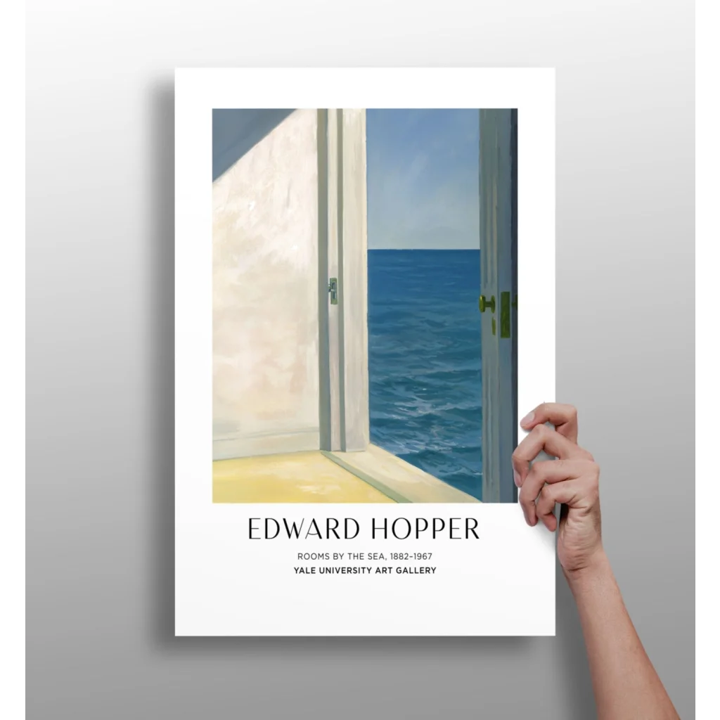 Insigne aluminum prints of Hopper’s Rooms by the Sea art