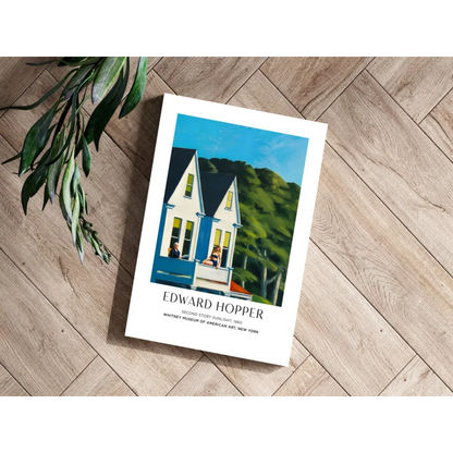 Framed Edward Hopper Second Story Sunlight on insigne aluminum print