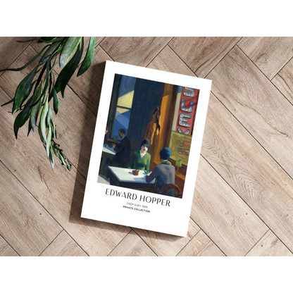 Framed Edward Hopper Chop Suey print on Insigne aluminum prints