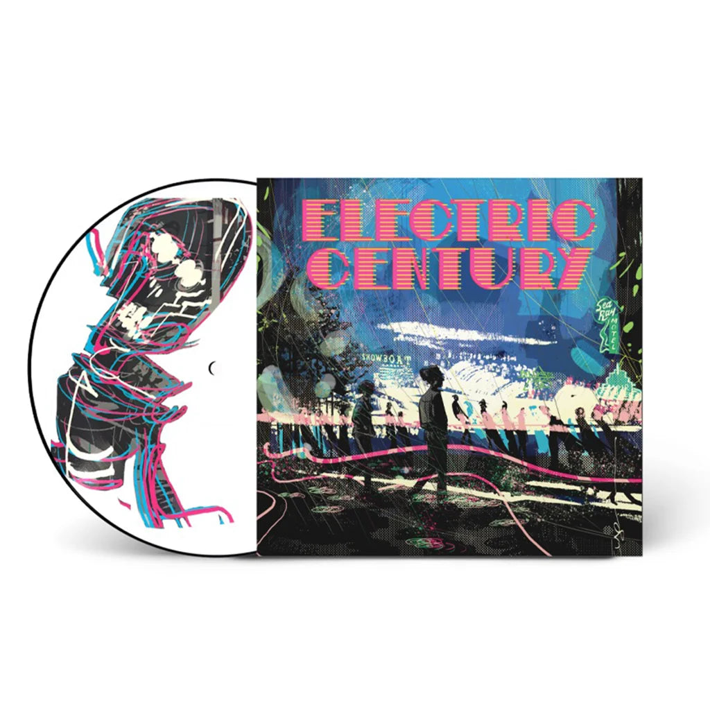 Electric Century vinyl LP picture disc with Urban Vibes album cover showing cool design