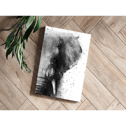 Insigne Aluminum Prints Elephant Watercolor Wall Art | Modern Wall Art Decor | vintageantiquesgifts.com