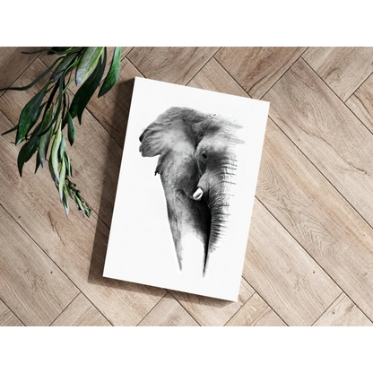 Stunning Elephant Head Insigne Aluminum Print for Your Wall | Modern Wall Art Decor | vintageantiquesgifts.com