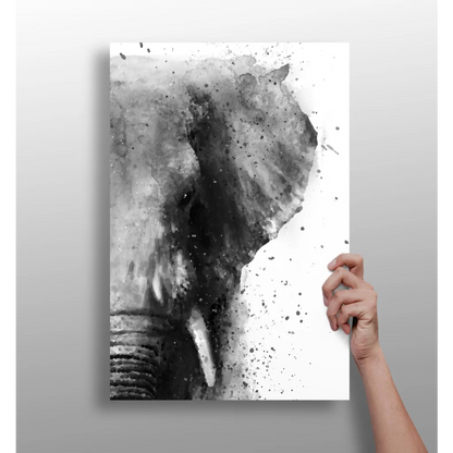 Insigne Aluminum Prints Elephant Watercolor Wall Art | Insigneart USA | vintageantiquesgifts.com