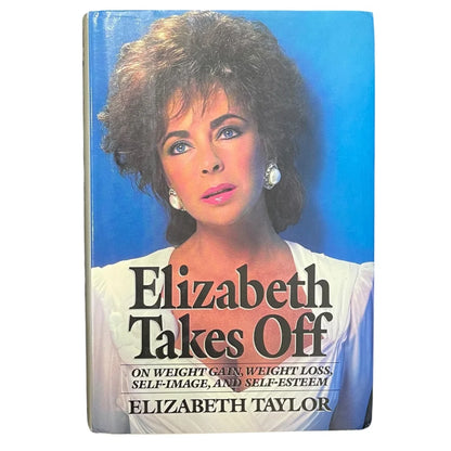 1980s Elizabeth Taylor autographed Takes Off book with JSA