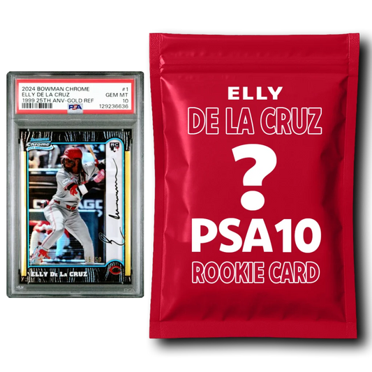 Elly De La Cruz PSA 10 Graded Rookie Baseball Card Mystery Pack | Hall of Fame Sports Memorabilia | vintageantiquesgifts.com