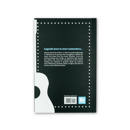 Back cover of Elvis Presley graphic novel by Chris Miskiewicz and Michael Shelfer