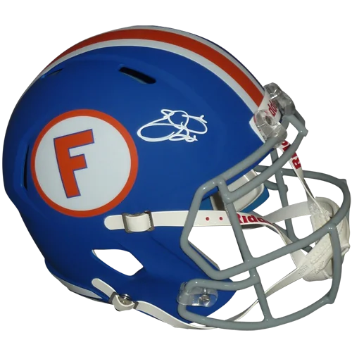 Emmitt Smith autographed Florida Gators blue alternate helmet