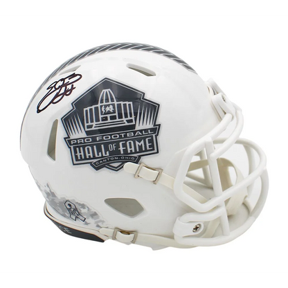 Emmitt Smith signed Hall of Fame mini helmet with logo