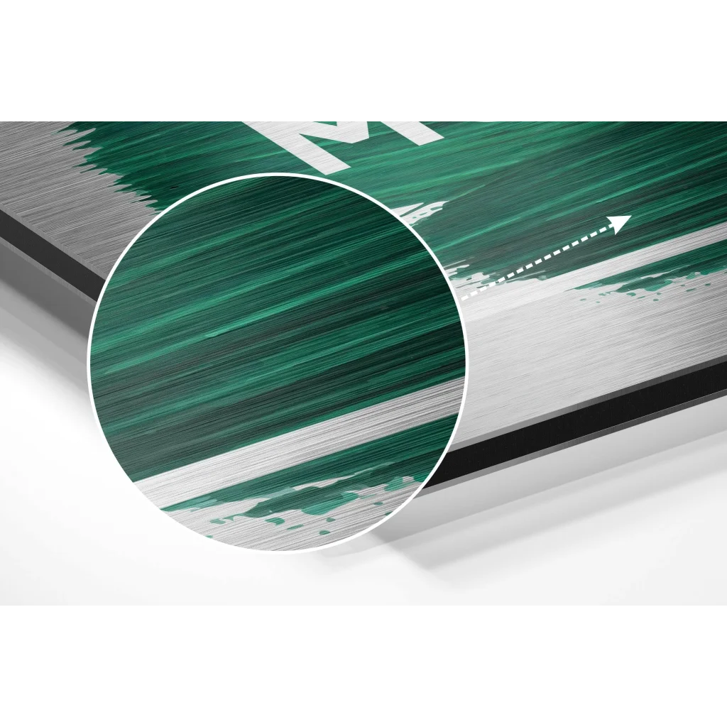 Enjoy Every Moment Brushed Aluminium Dibond Wall Art