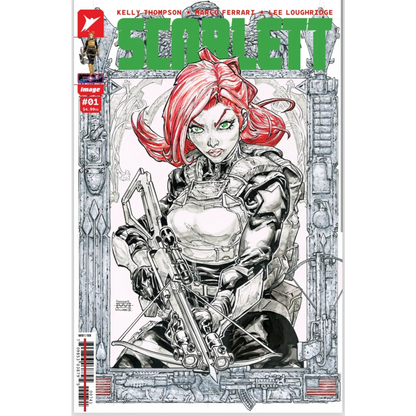 Epic Black Saver Comics Duo by Freddie Williams features red-haired woman with crossbow