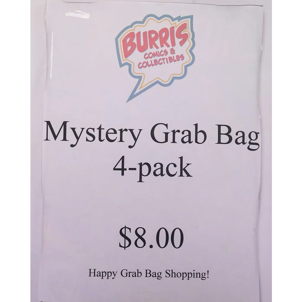 Burris Comics grab bag 4-pack mystery collection