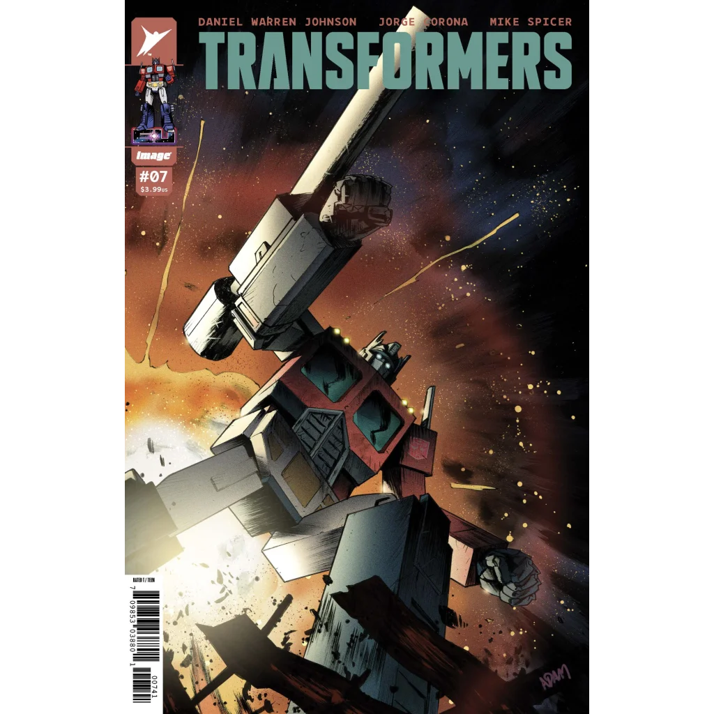 Comic book with Transformer robot on Epic Decepticon Leadership Battle cover