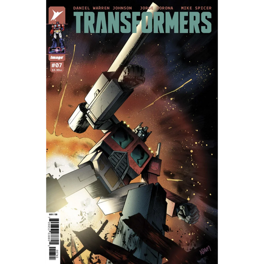 Comic book with Transformer robot on Epic Decepticon Leadership Battle cover