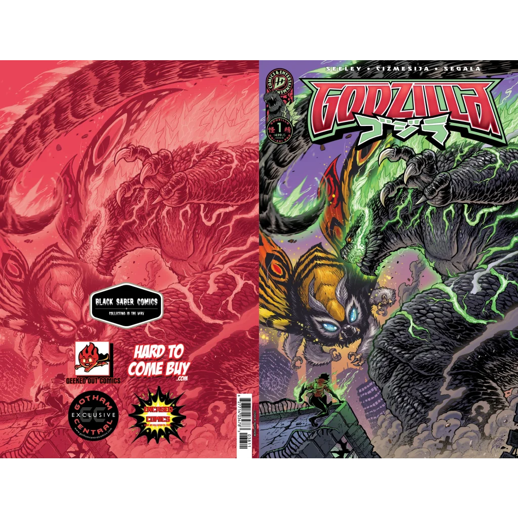 Epic Godzilla vs Mothra comic cover featuring Godzilla and Mothra for the Kai Sei Era