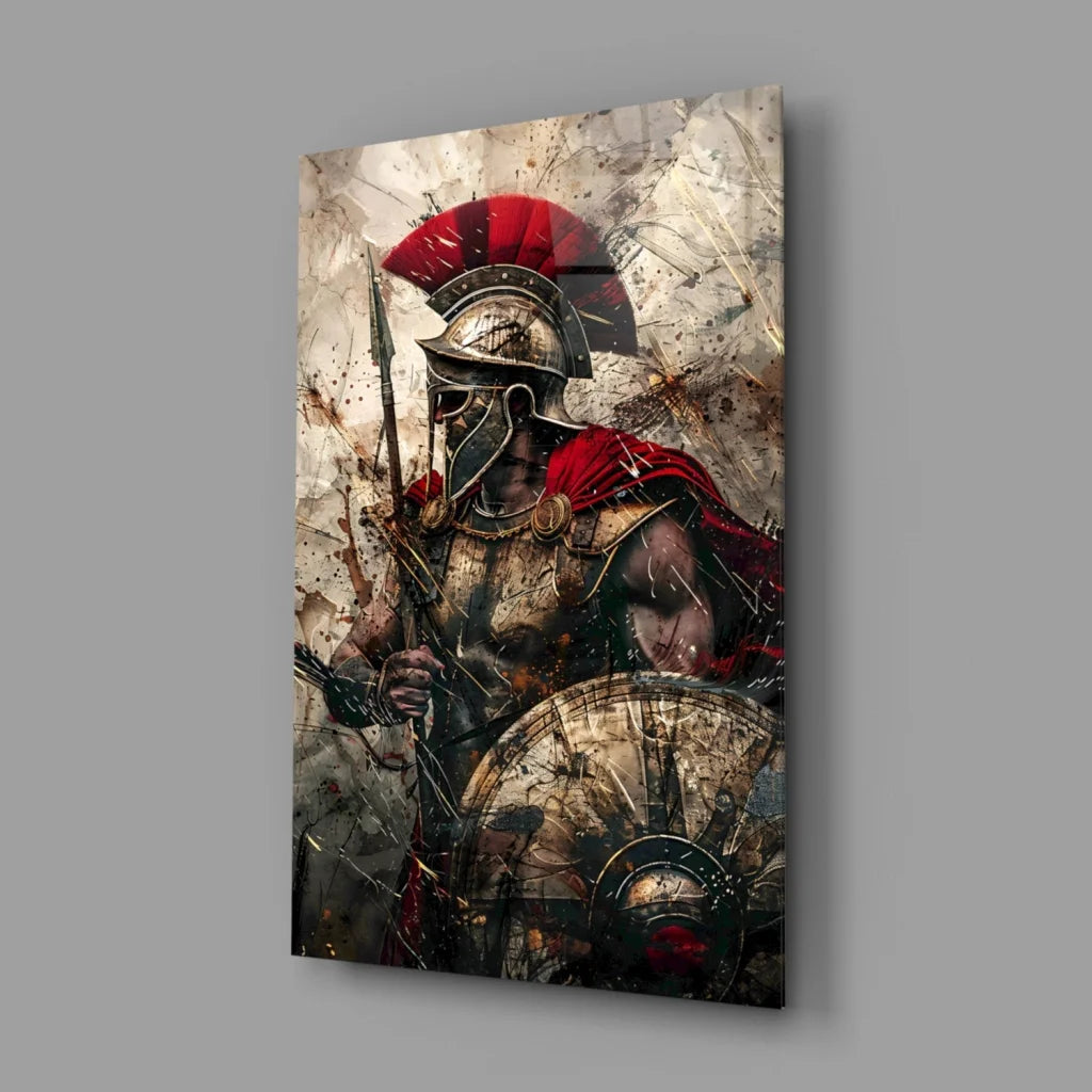 Epic Roman Warrior Canvas Wall Art Print 24x36 Battle Scene