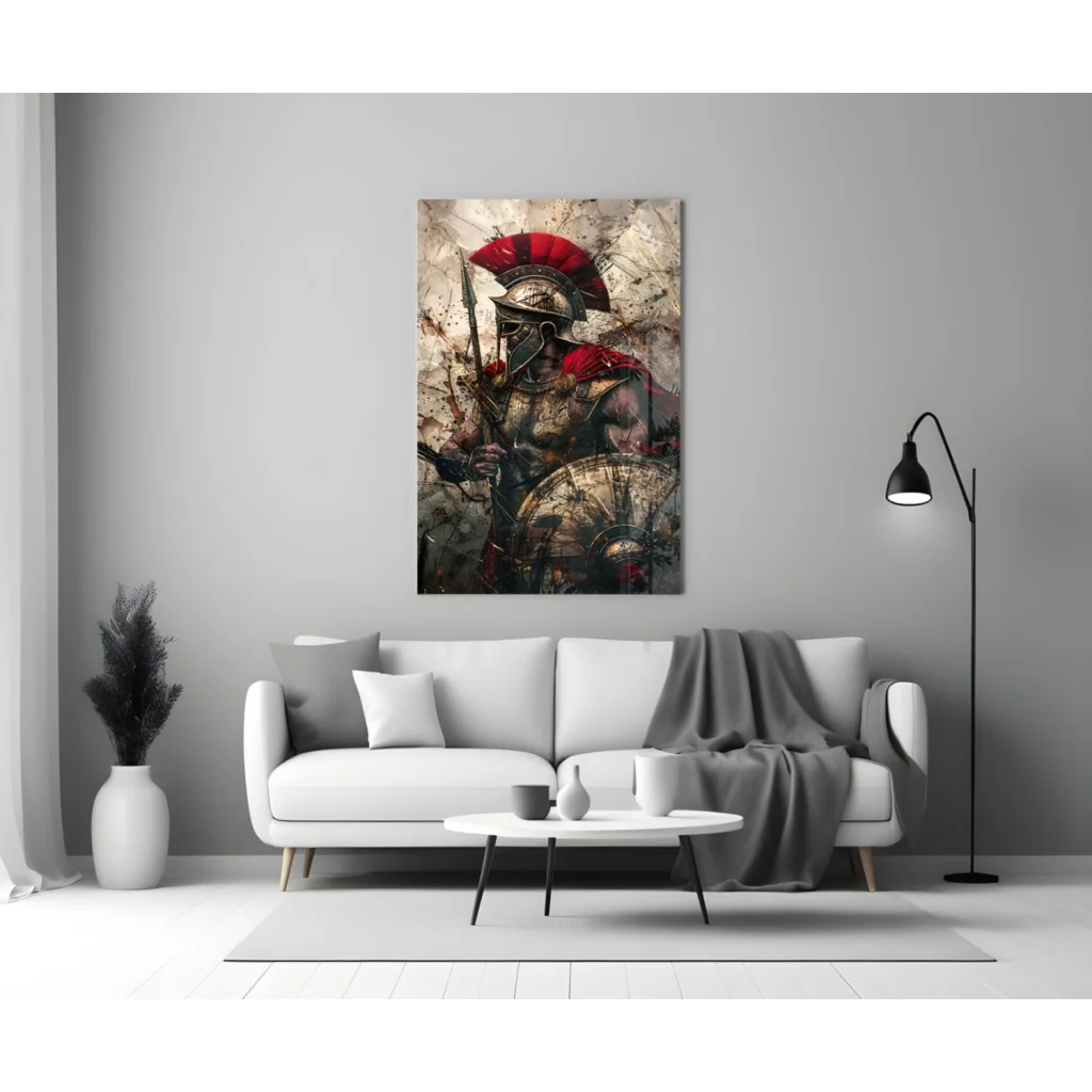 Epic Roman Warrior 24x36 Canvas Wall Art Battle Ready Print