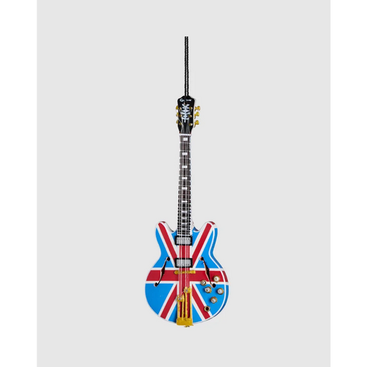 Epiphone Union Jack Sheraton mini guitar ornament by Axe Heaven®