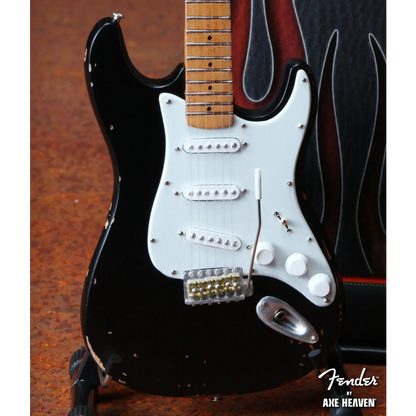 Eric Clapton Blackie mini Stratocaster on Axe Heaven stand