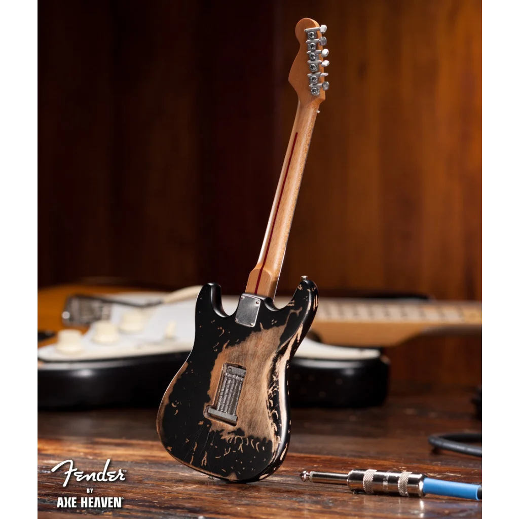 Mini Eric Clapton Blackie Strat with Axe Heaven stand