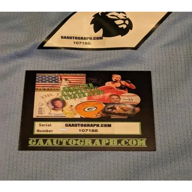 Authenticity certificate for Erling Braut autographed jersey shirt Manchester City