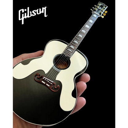 Everly Brothers officially licensed mini guitar by Axe Heaven with black and white finish